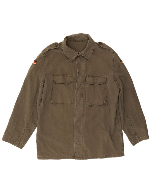 Vintage Herren Militärjacke UK 40 Large Green Army