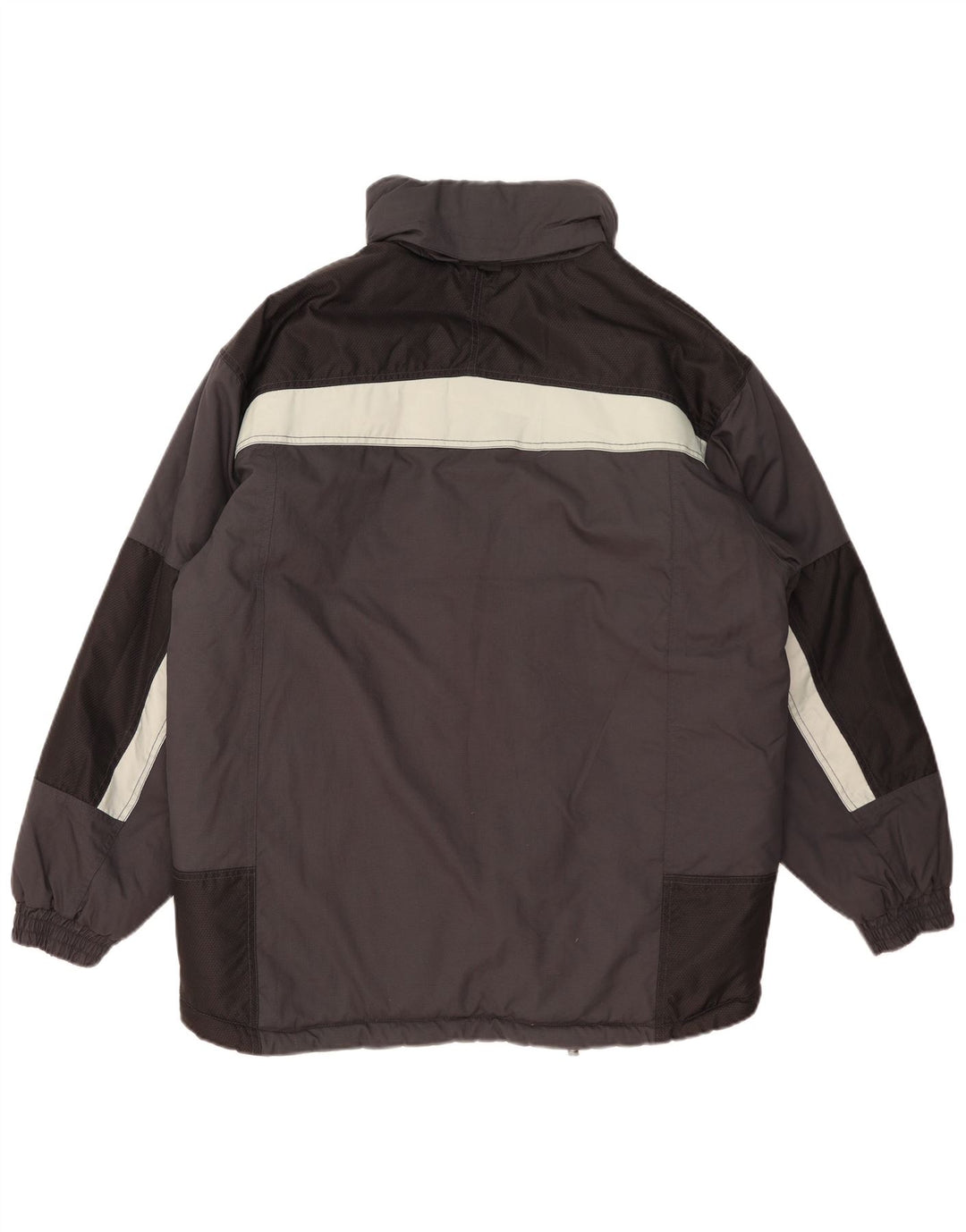 Astrolabio Herren-Windbreaker-Jacke IT 52 XL Graues Colourblock-Polyamid