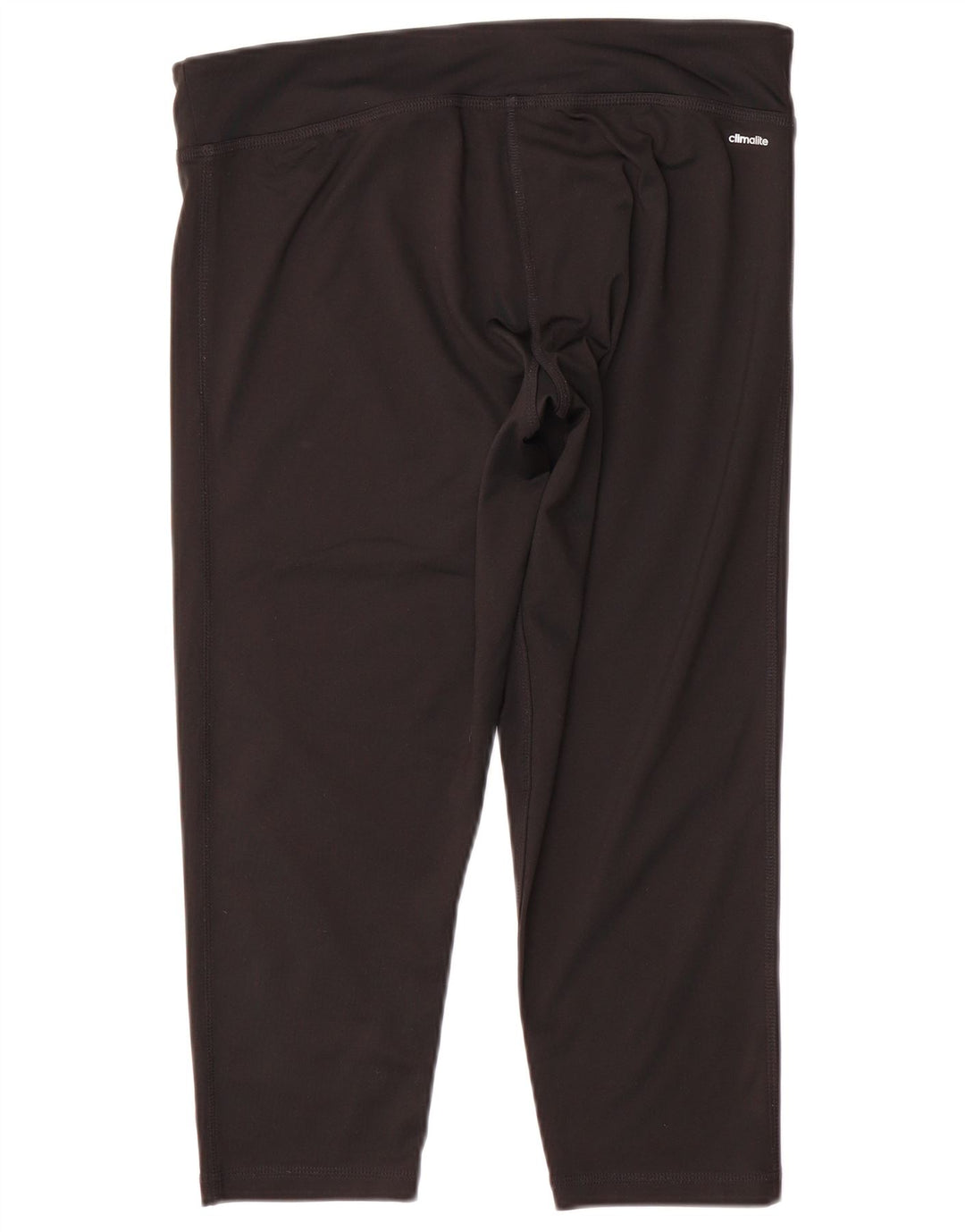 Adidas Damen Climalite Capri Leggings UK 16/18 Large Schwarz Polyester