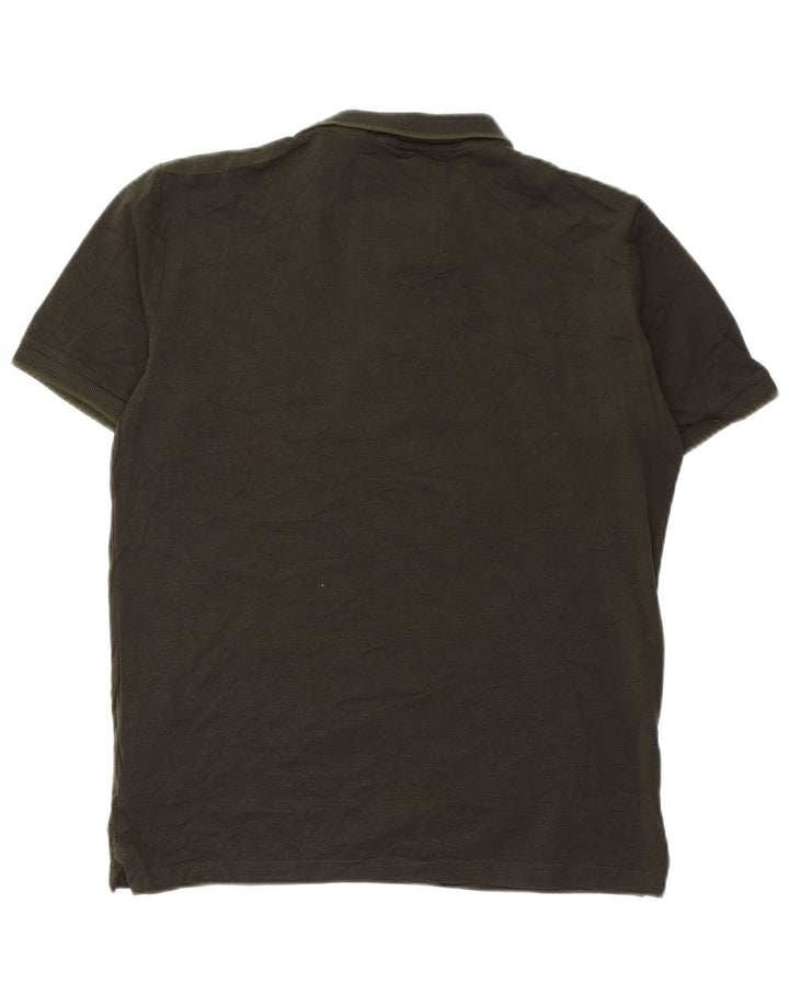 SUPERDRY Herren-Poloshirt, große grüne Baumwolle
