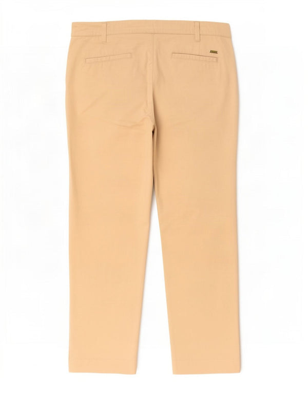 Tommy Hilfiger Damen Crop Chino Hose US 10 Large W32 L25 Beige