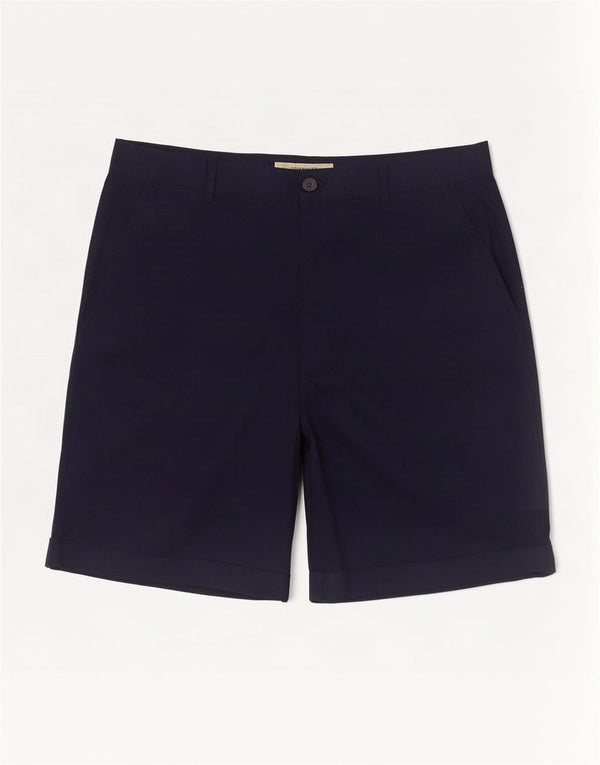 Vintage Herren Chino Shorts IT 50 Large W34 Marineblaue Baumwolle