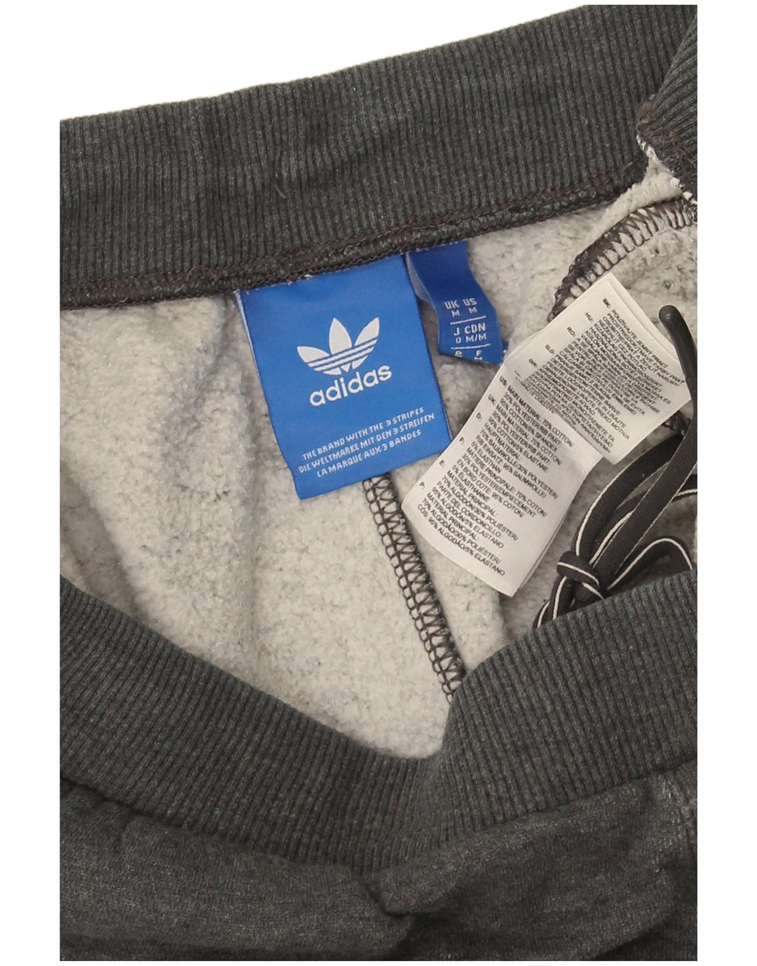 Adidas Herren Trainingshose Jogger mittelgraue Baumwolle