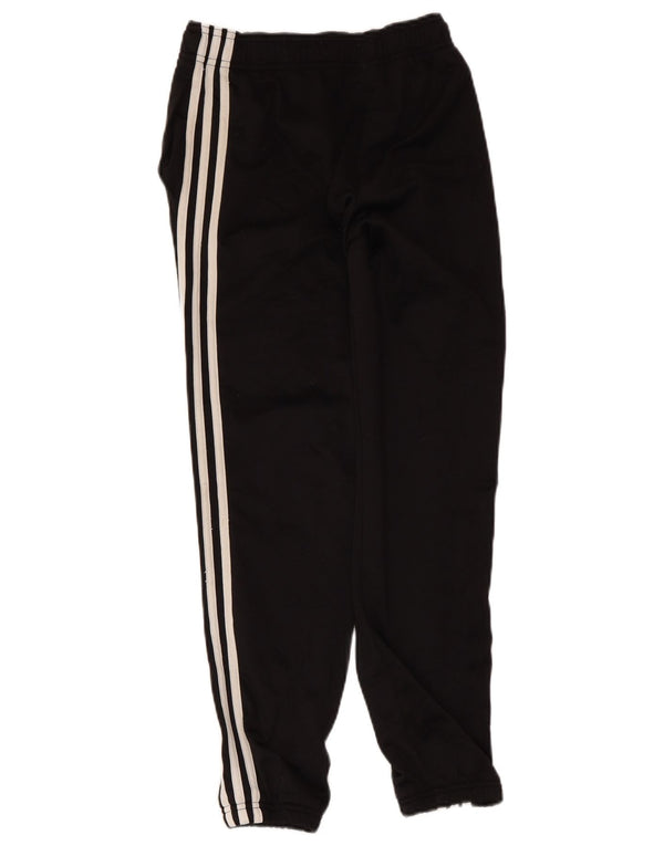 Adidas Jungen-Trainingshose, Jogginghose, 11–12 Jahre, schwarzes Polyester