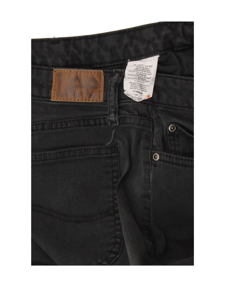 Lee Damen Bootcut Jeans UK 14 XL W36 L28 Graue Baumwolle