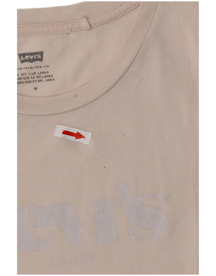Levi's Damen T-Shirt Top UK 12 Mittelrosa