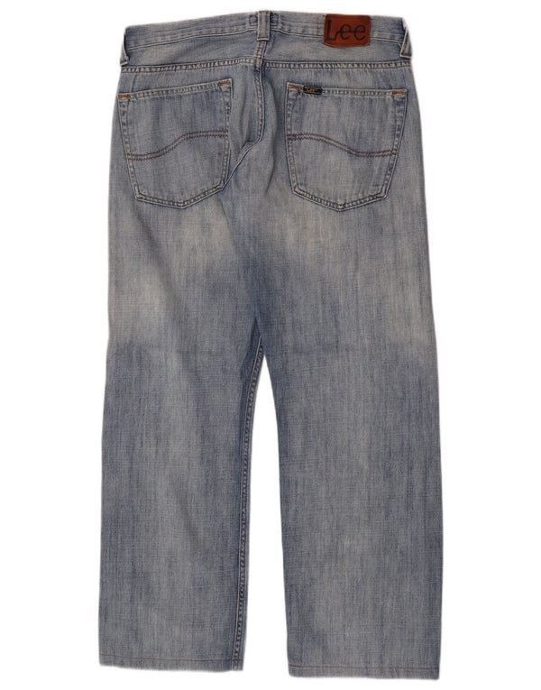 Lee Herren Ripley Straight Jeans W32 L29 Blaue Baumwolle