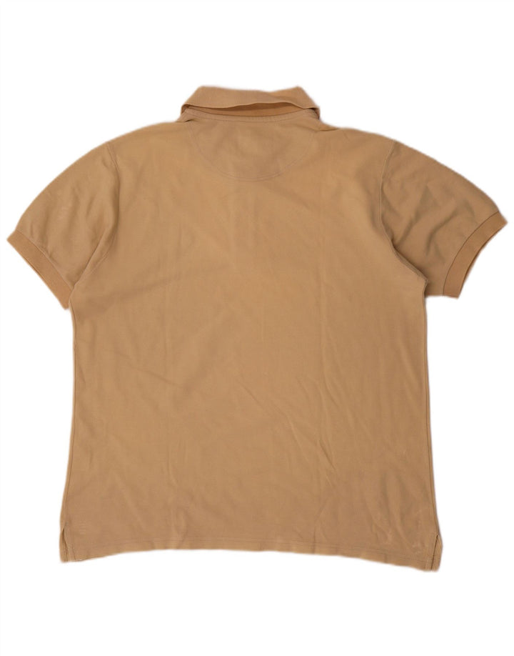 Murphy & Nye Herren-Poloshirt mit normaler Passform, große beige Baumwolle