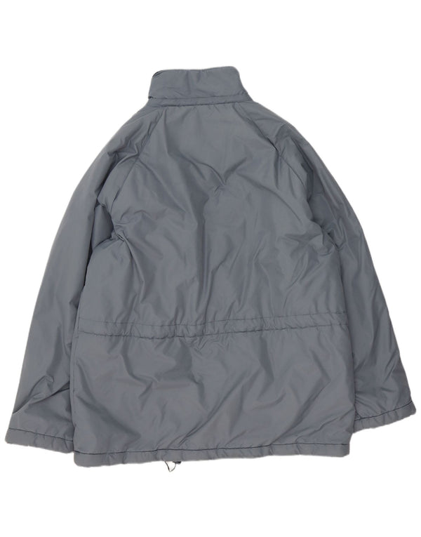 Kappa Herren Wattierte Jacke UK 44 2XL Grau Sport