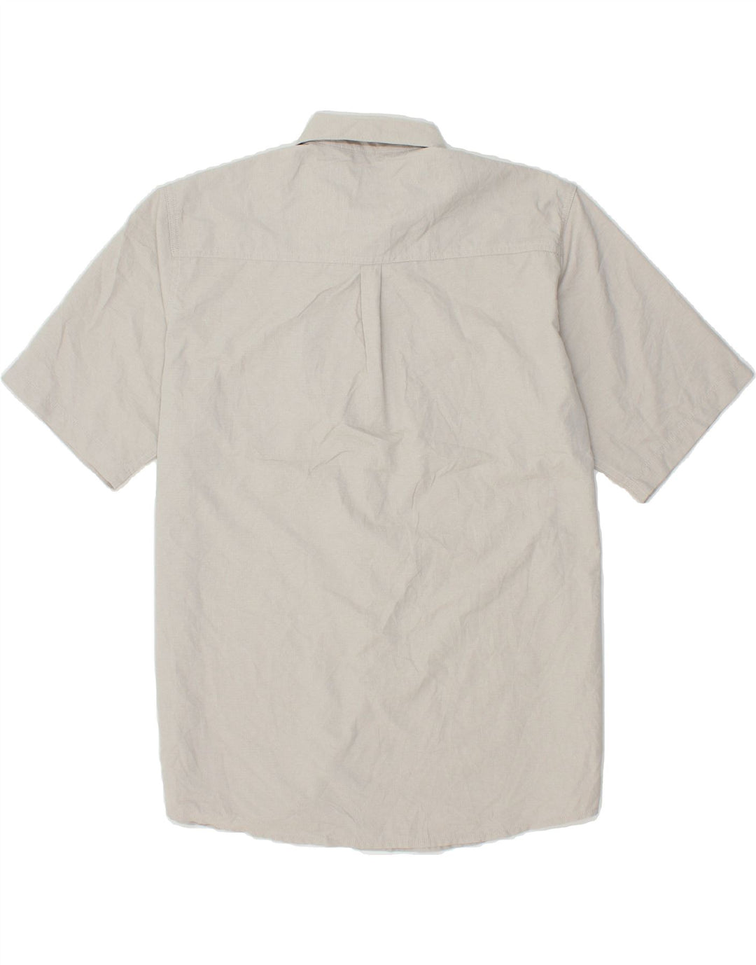 WRANGLER Herren-Kurzarmhemd, groß, grau, Polyester