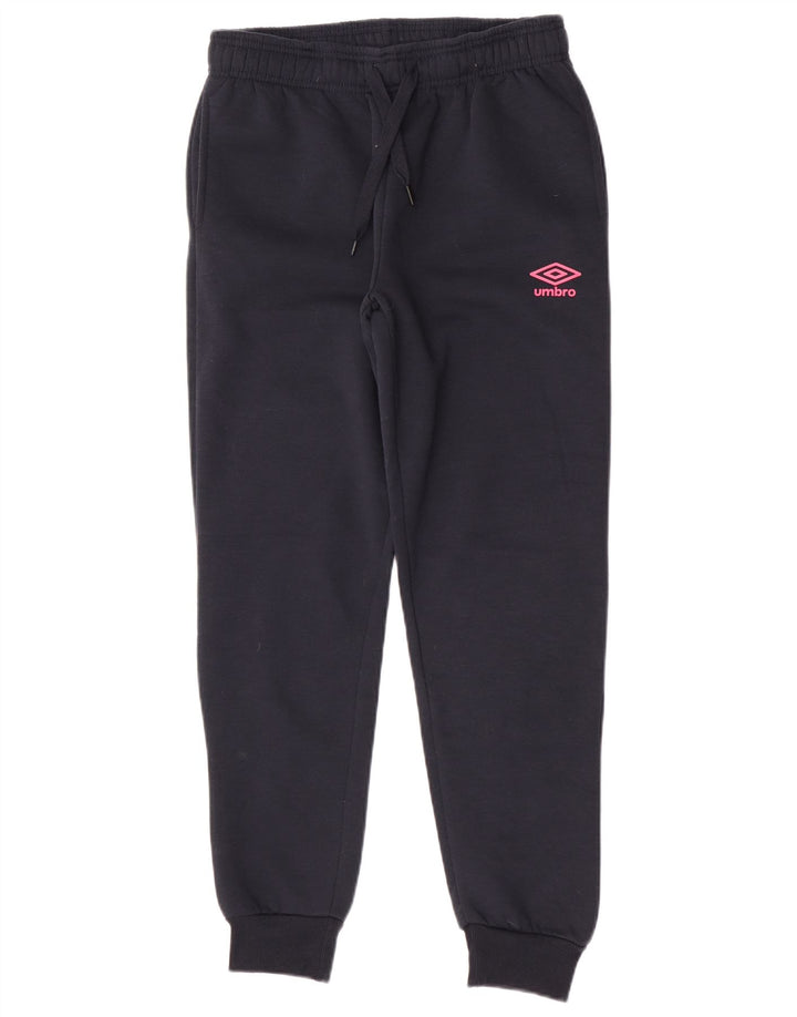 Umbro Damen-Trainingshose, Jogginghose, Größe M, Marineblau, Baumwolle, UK 12