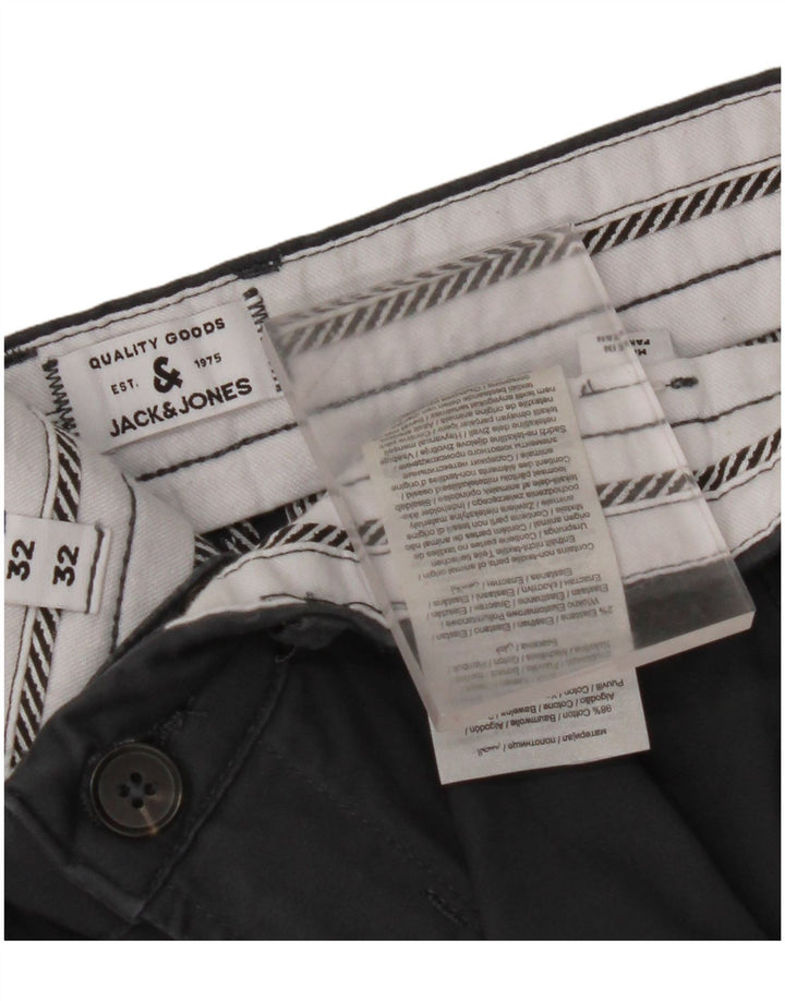 JACK & JONES Slim Chino-Hose für Herren, W32, L32, graue Baumwolle
