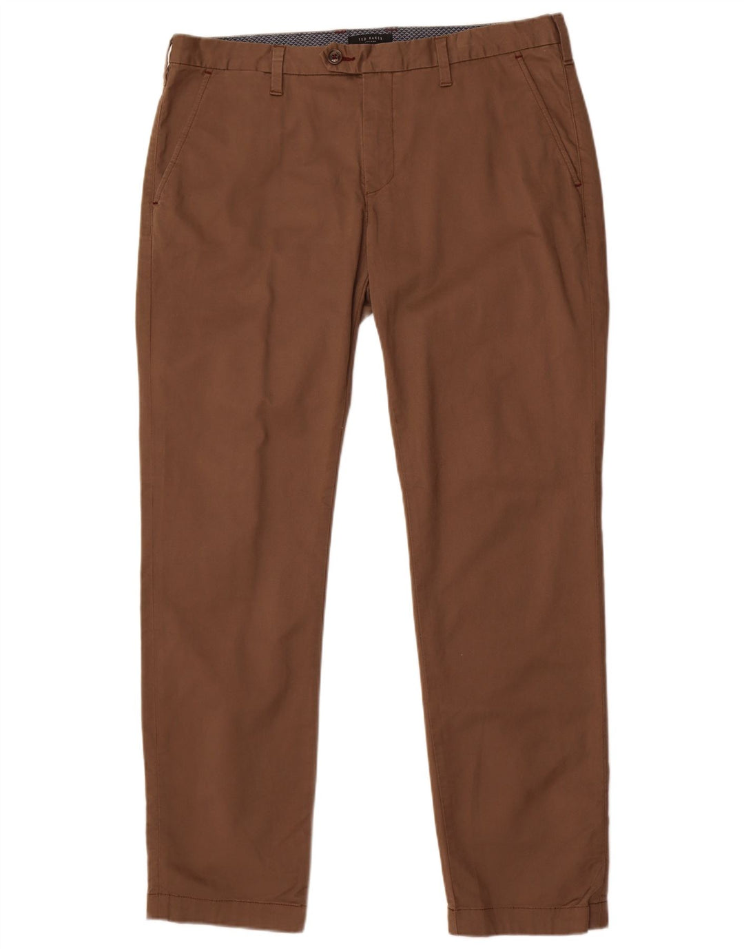 Gerade Chino-Hose für Herren von Ted Baker, W38, L32, Braun