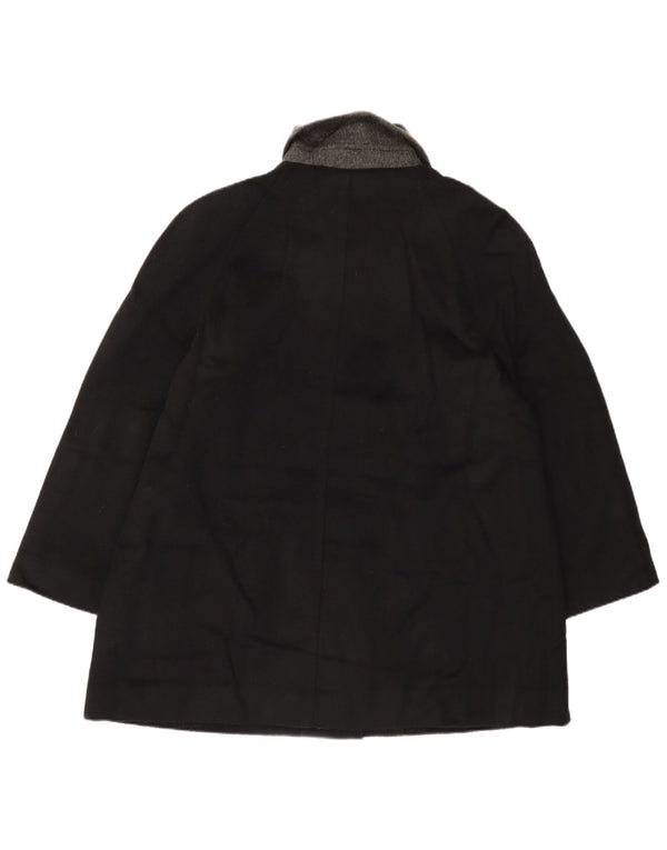 LONDON FOG Damenmantel US 18 2XL Schwarze Wolle