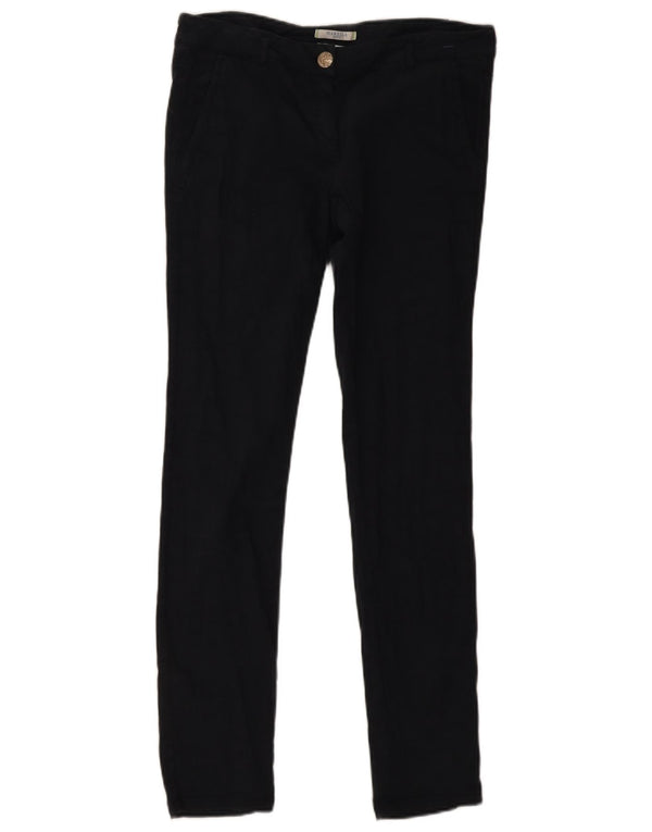 Marella Skinny Chino-Hose für Damen, UK 14, Größe L W32 L32, schwarze Baumwolle