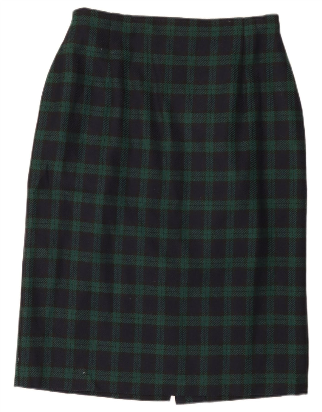 Marks & Spencer Damen St. Michael Bleistiftrock W30 Mittelblau kariert