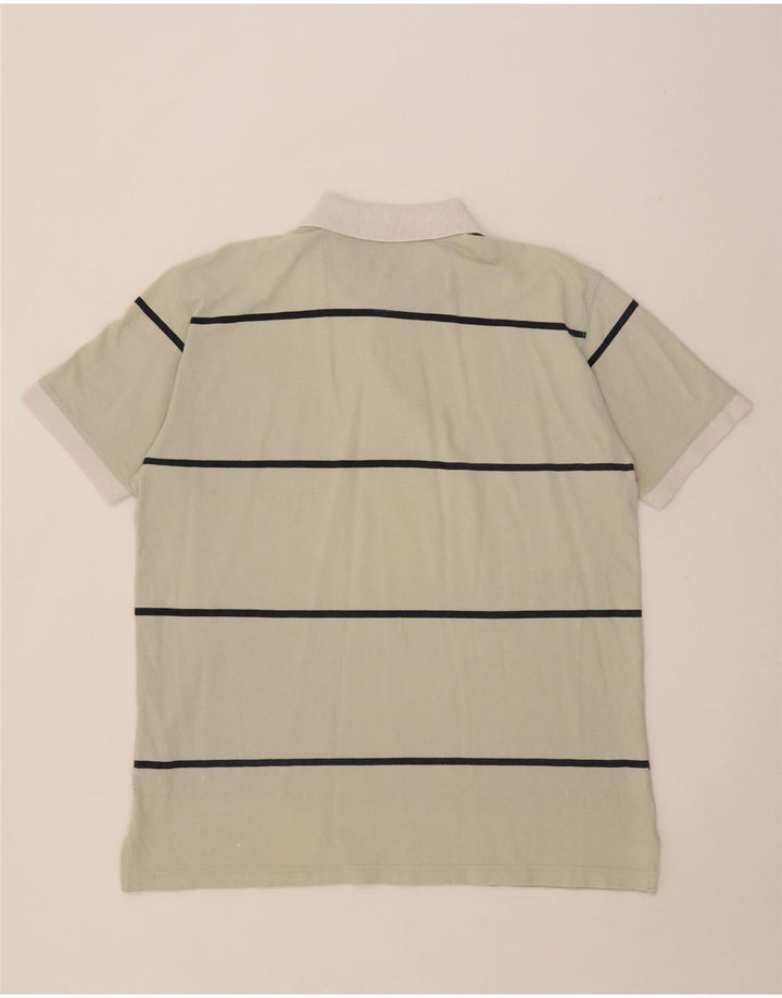 Murphy & Nye Herren Poloshirt 2XL Beige gestreift aus Baumwolle