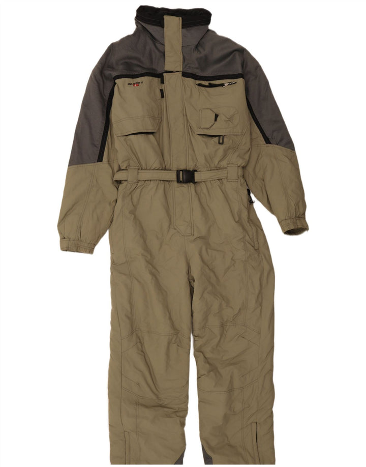 MC Kee's Herren-Skioverall XL Khaki Colourblock