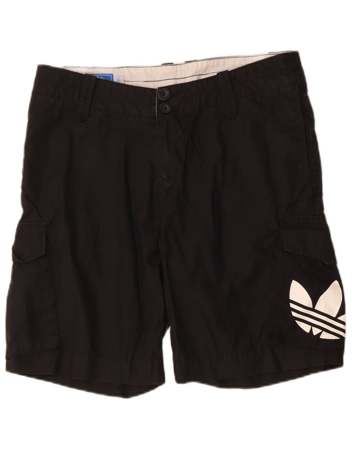 Adidas Herren Graphic Cargo Shorts W32 Mittelschwarze Baumwolle