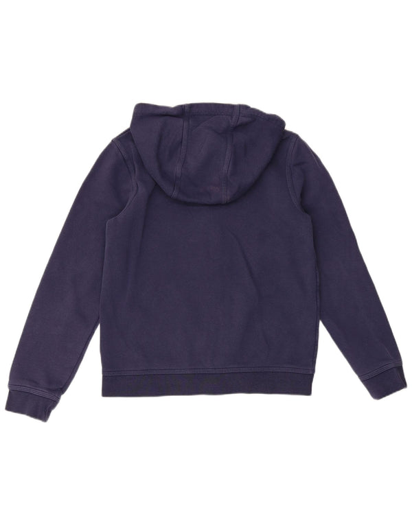 Nike Jungen-Kapuzenpullover mit Reißverschluss, 12–13 Jahre, groß, marineblau, Baumwolle, Sport