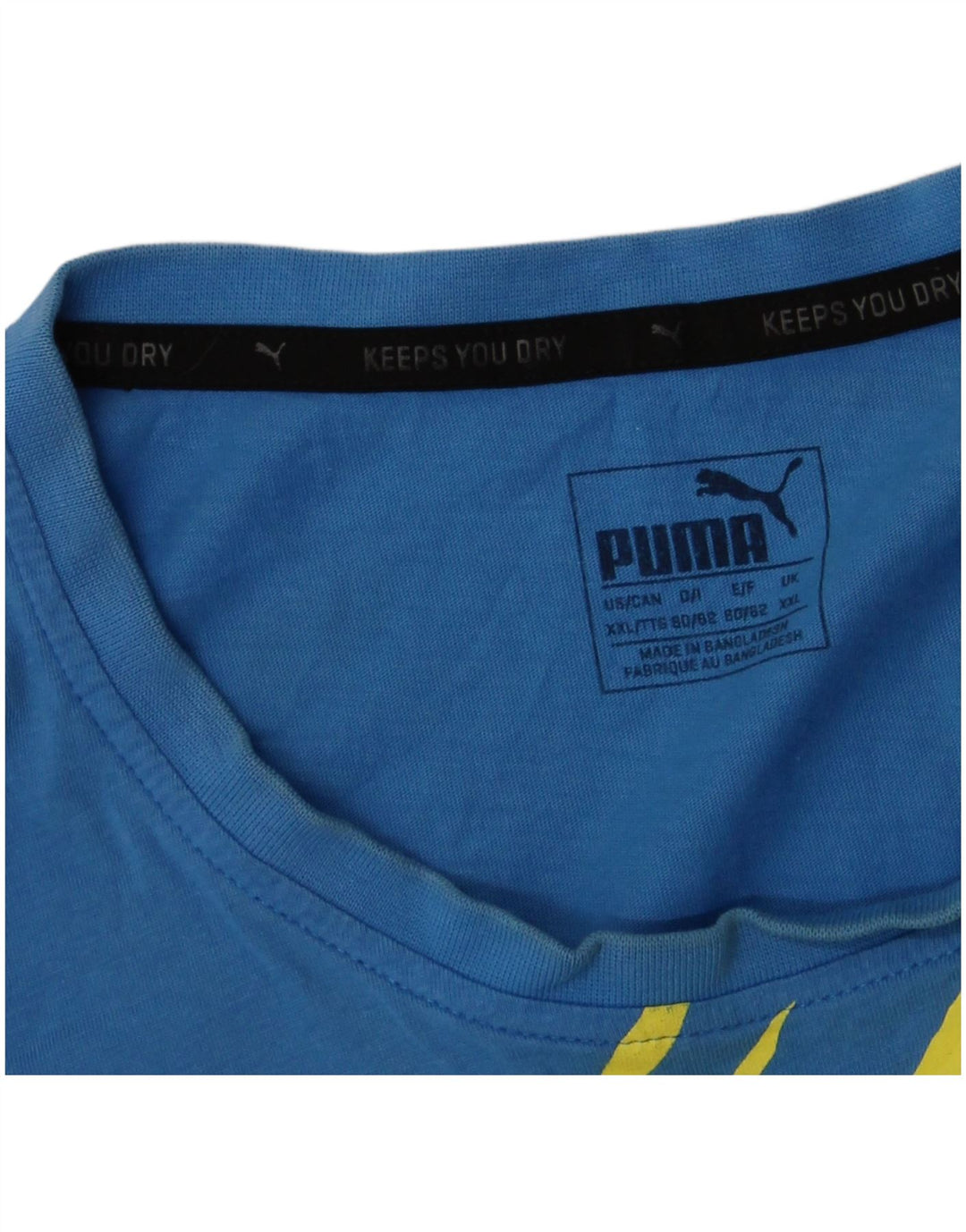 Puma Herren Grafik T-Shirt Top 2XL Blau