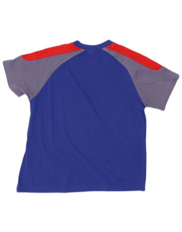 ADIDAS Damen Primegreen Graphic T-Shirt Top UK 8/10 Small Blau