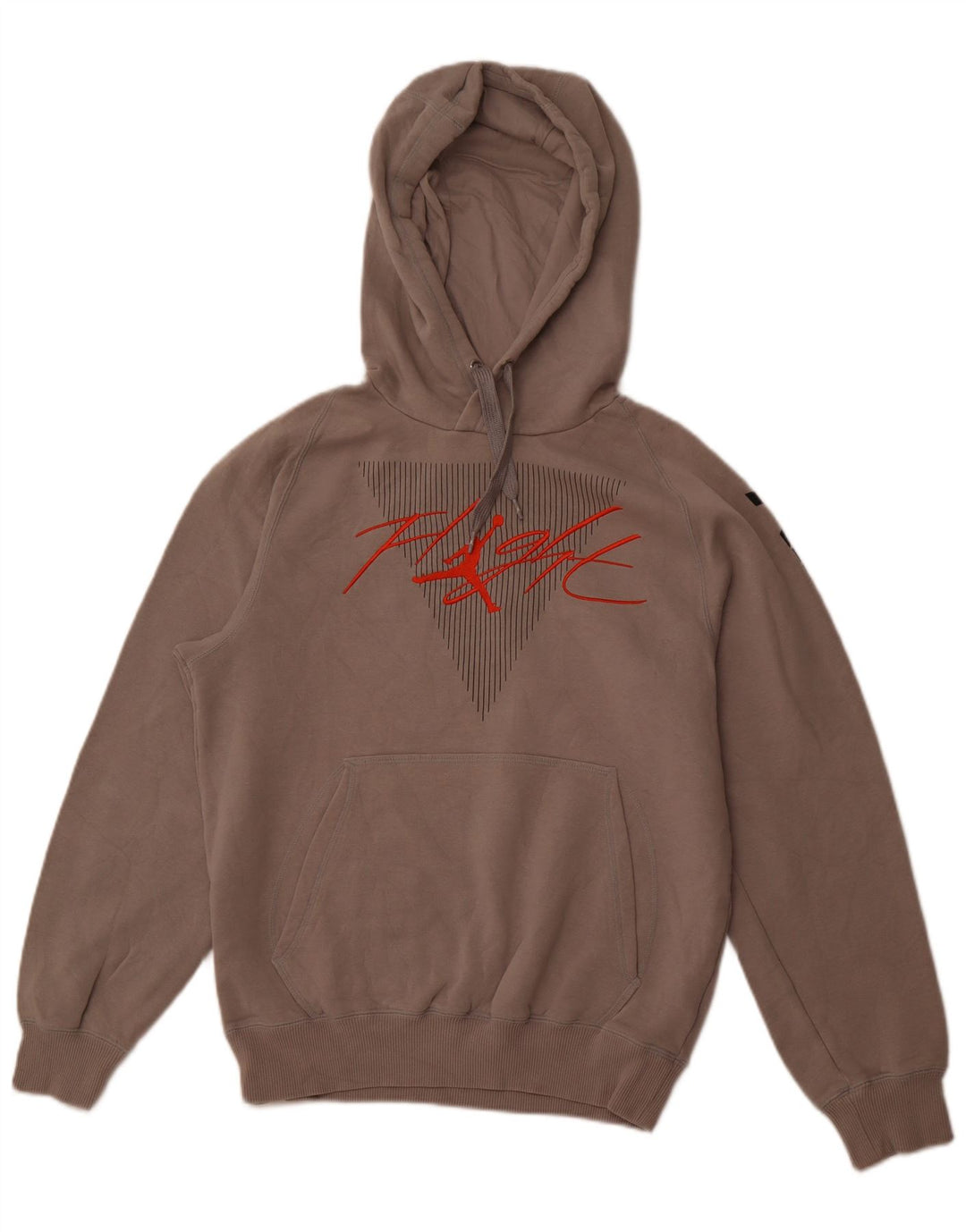 JORDAN Herren-Kapuzenpullover mit Grafik, Größe S, graue Baumwolle