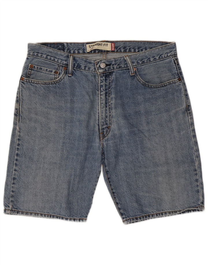LEVI'S Mens 505 Denim Shorts W36 Large Blue Cotton