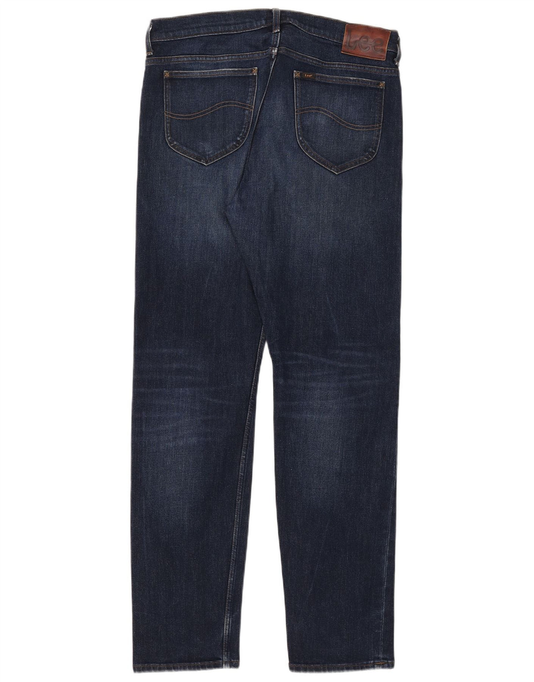 Lee Herren Rider Slim Jeans W34 L34 Blaue Baumwolle