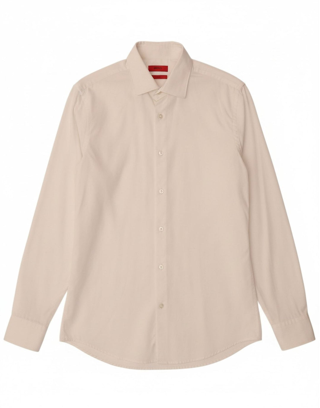 HUGO BOSS Herren Slim Fit Hemd Größe 38 15 Mittelweiß