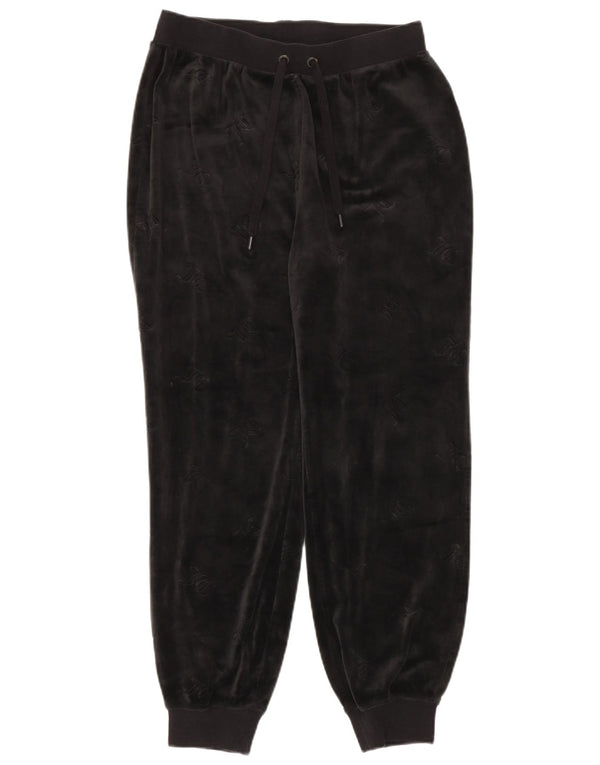 Juicy Couture Damen-Trainingsanzug mit Grafik, Jogginghose, Größe 44, mittelschwarz