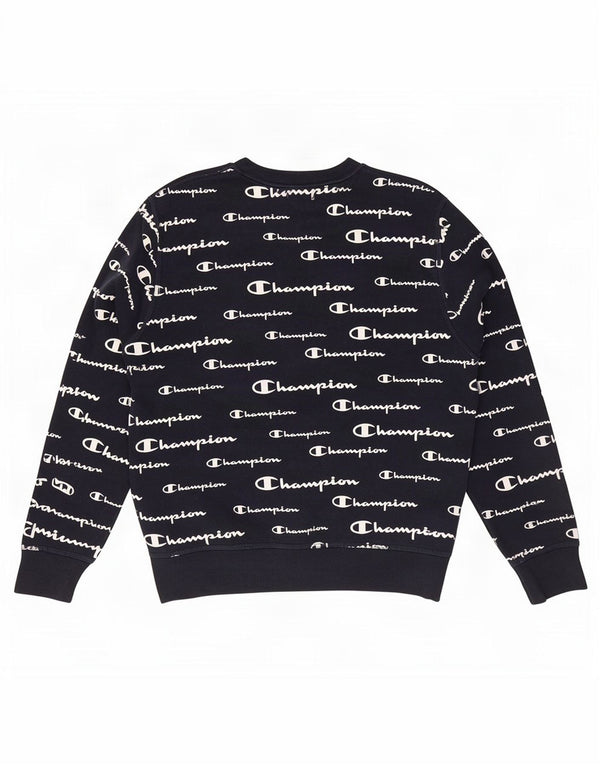 Champion Herren-Sweatshirt mit Grafik, Größe S, Marineblau, Polyester