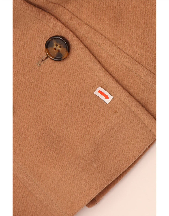 HOBBS Damen Pea Coat UK 8 Small Beige Wolle