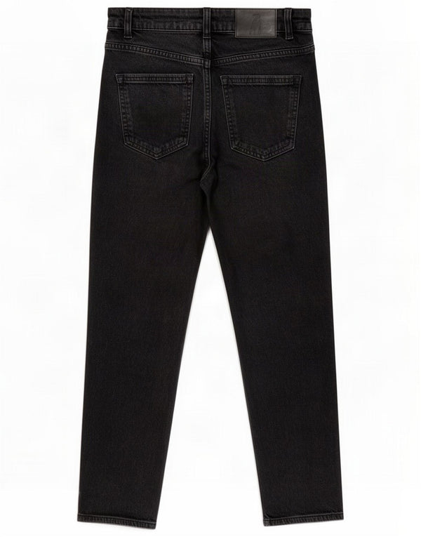 Zara Damen Straight Jeans EU 36 XS W26 L27 Schwarz