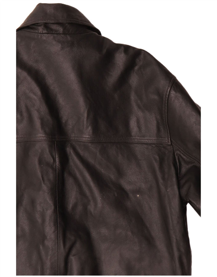 Ironsides Herren-Lederjacke, UK 40, großes schwarzes Leder