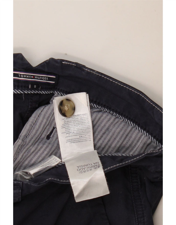 TOMMY HILFIGER Damen Chino-Shorts US 8 Medium W32 Marineblaue Baumwolle