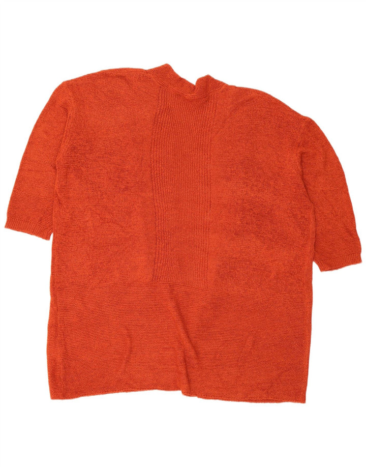 AUTOGRAPH  Womens Oversized Batwing Cardigan Sweater UK 10 Small Orange
