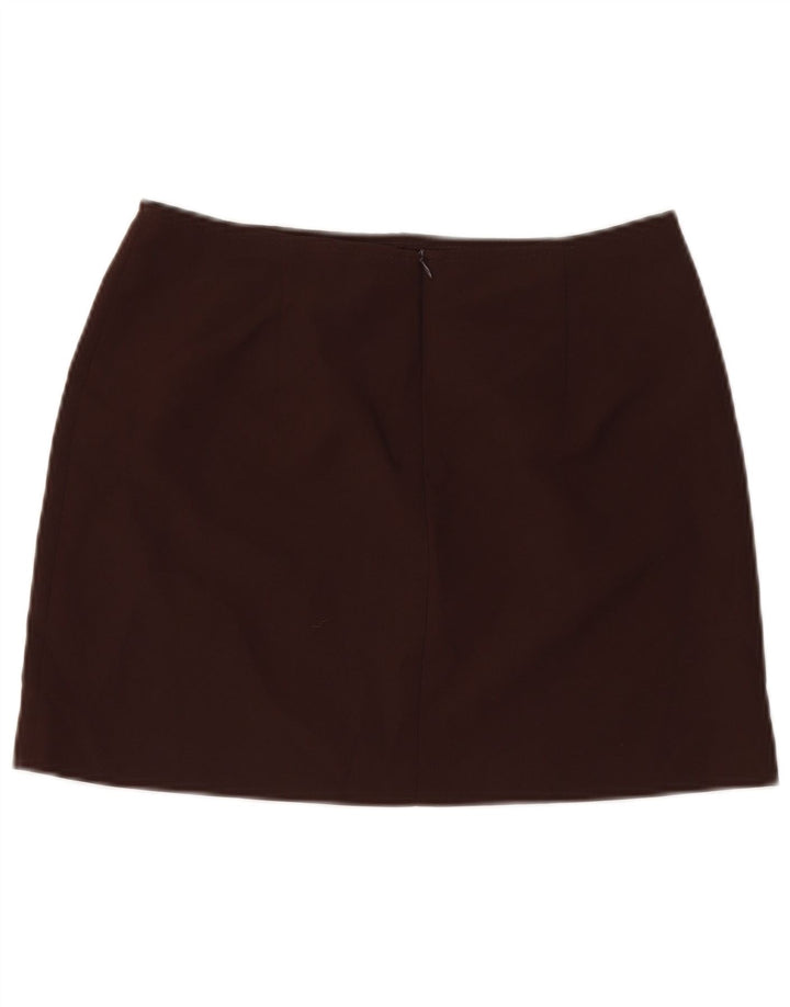 Zara Damen Minirock EU 42 Large W32 Braun