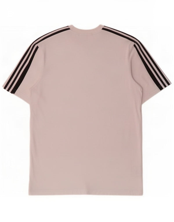Adidas Mens T-Shirt Top Small White Cotton