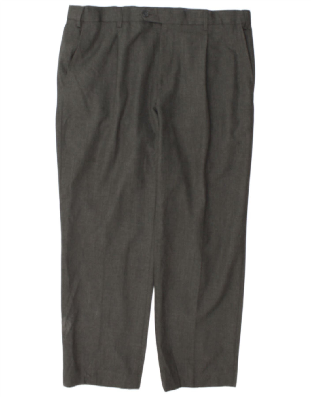 Marks & Spencer Herren-Anzughose in normaler Passform, W38 L29, grau, Polyester