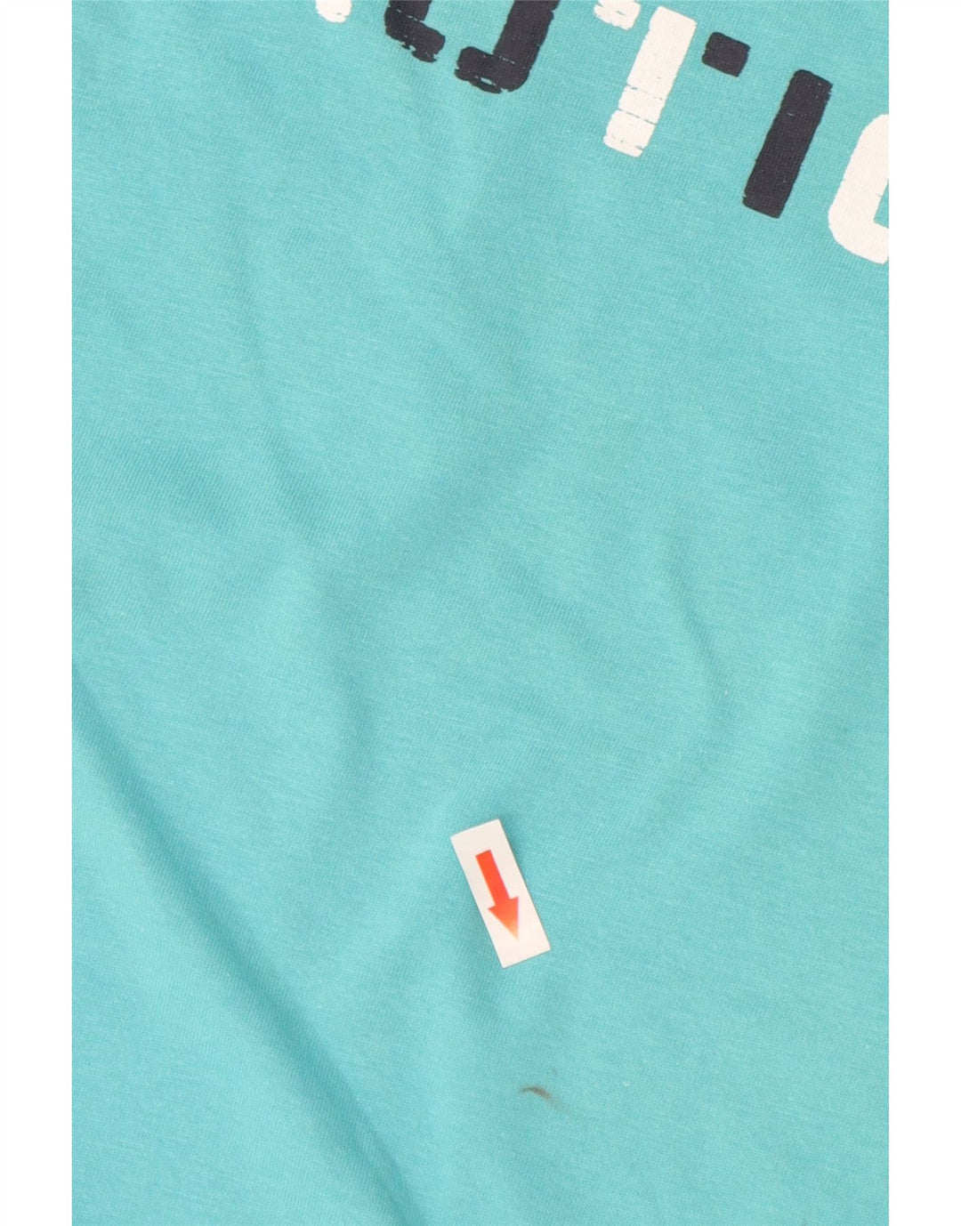 Nautica Herren Grafik-T-Shirt-Oberteil aus mitteltürkisfarbener Baumwolle