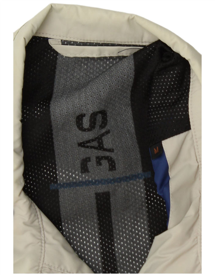 GAS Herren-Utility-Jacke UK 38 Mittelgraues Polyamid