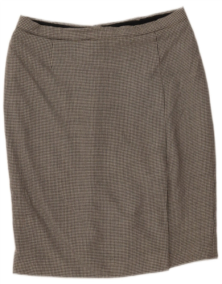 Vintage Damen Bleistiftrock W30 Mittelgrauer Hahnentritt