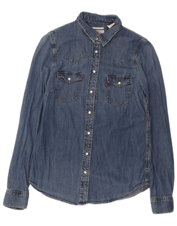 Levi's Damen-Jeanshemd mit klassischer Passform, UK 6 XS, Blau