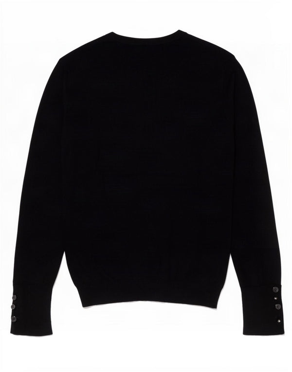 Zara Damen-Pullover mit Rundhalsausschnitt, Gr. 18, XL, Schwarz