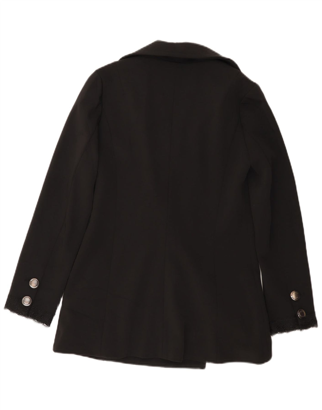Denny Rose Damen Pea Coat UK 10 Small Schwarz Polyester