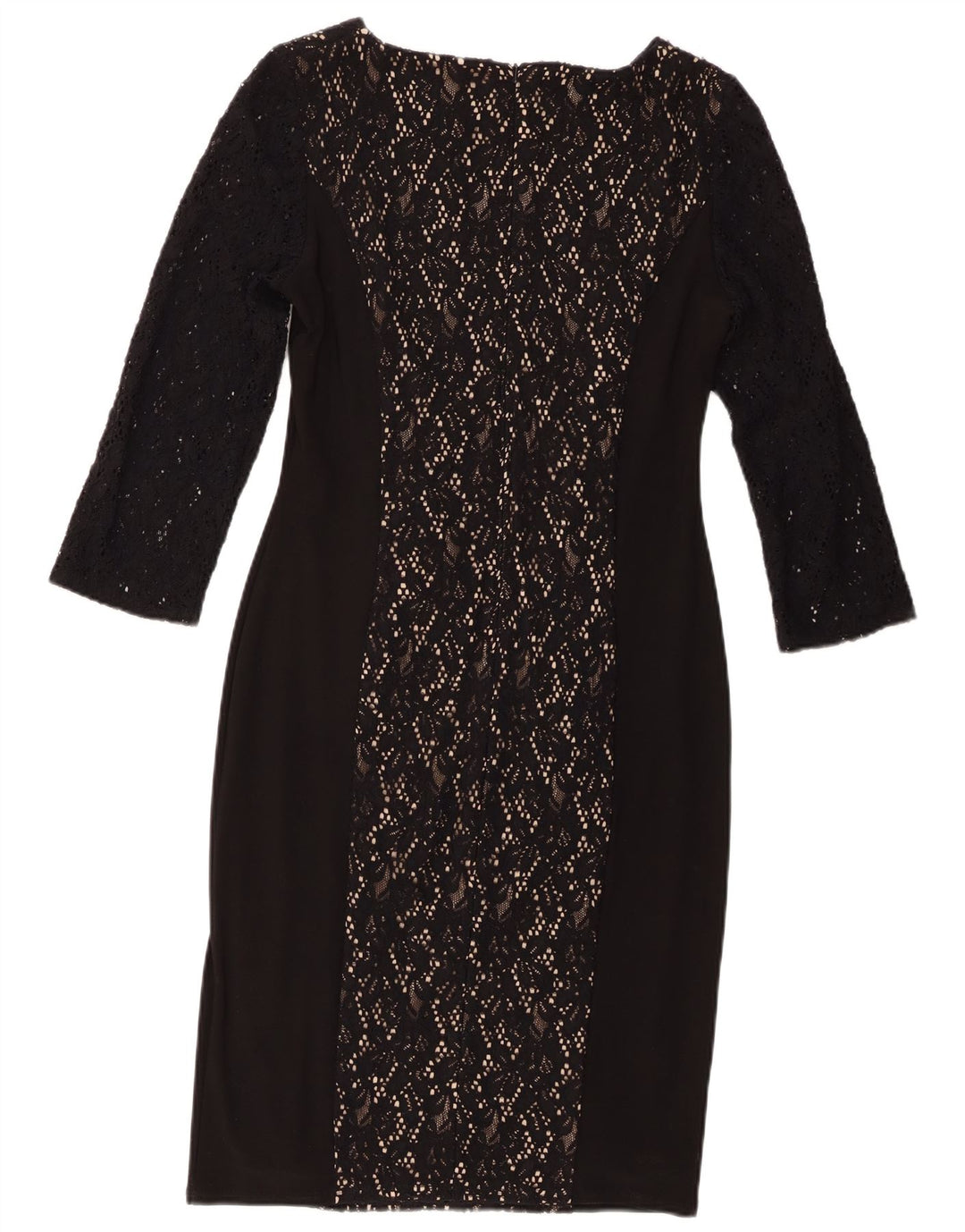 Phase Eight Damen-Etuikleid mit 3/4-Ärmeln, UK-Größe 44, Mittelschwarz mit Blumenmuster