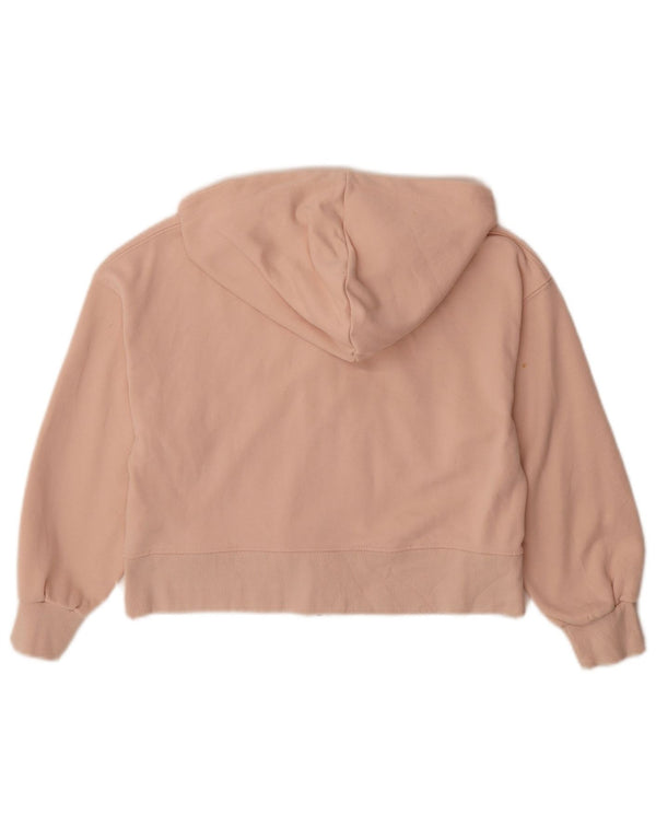 ZARA Mädchen-Kapuzenpullover mit Reißverschluss, 8–9 Jahre, rosa Baumwolle