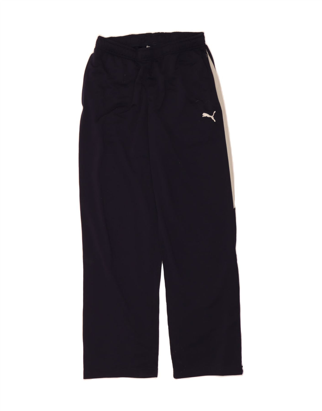 PUMA Mens Tracksuit Trousers Medium  Navy Blue Colourblock Vintage Puma and Second-Hand Puma from Messina Hembry 
