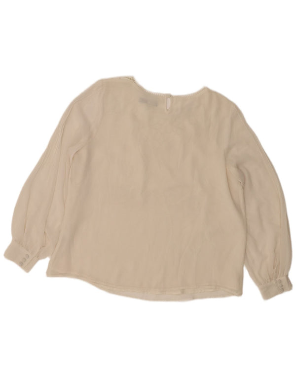 Marks & Spencer Damen Autograph Langarmblusenoberteil UK 16 Large Beige